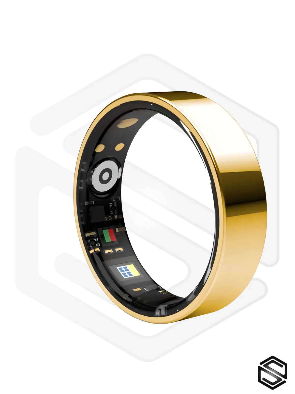 Тонкое Умное кольцо HerzRing Slim SH Золото