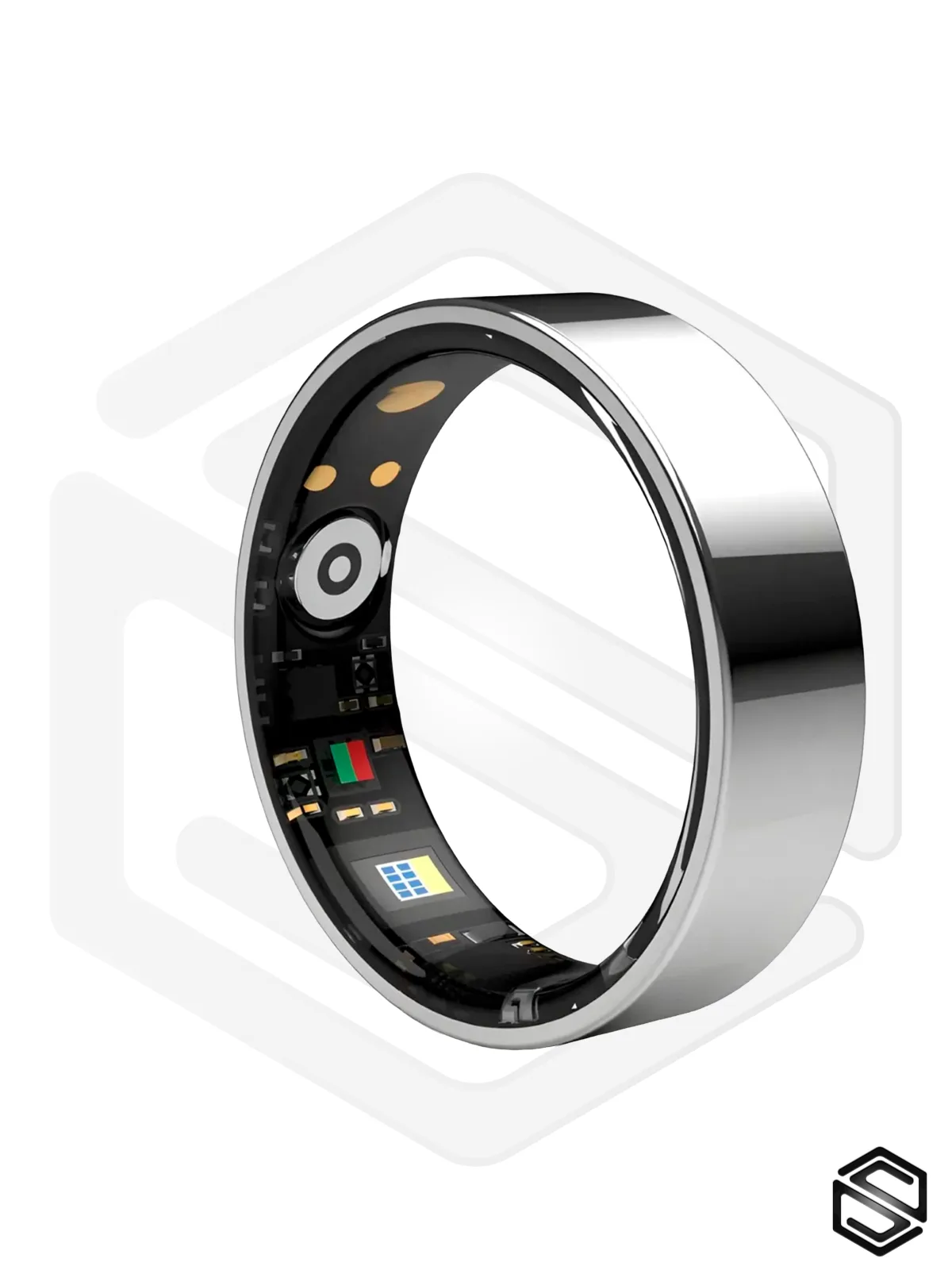 Тонкое Умное кольцо HerzRing Slim SH Серебро