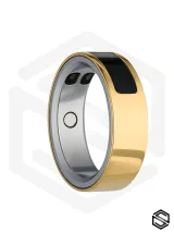 Тонкое умное кольцо с Сахаром, Вибрацией, Управлением & Чувствами HerzRing Sense GX+ античное золото