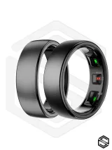 Тонкое Умное кольцо HerzRing Slim Pro c продвинутыми датчиками - обсидиан