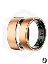 Тонкое Умное кольцо HerzRing Slim Pro c продвинутыми датчиками - матовое золото