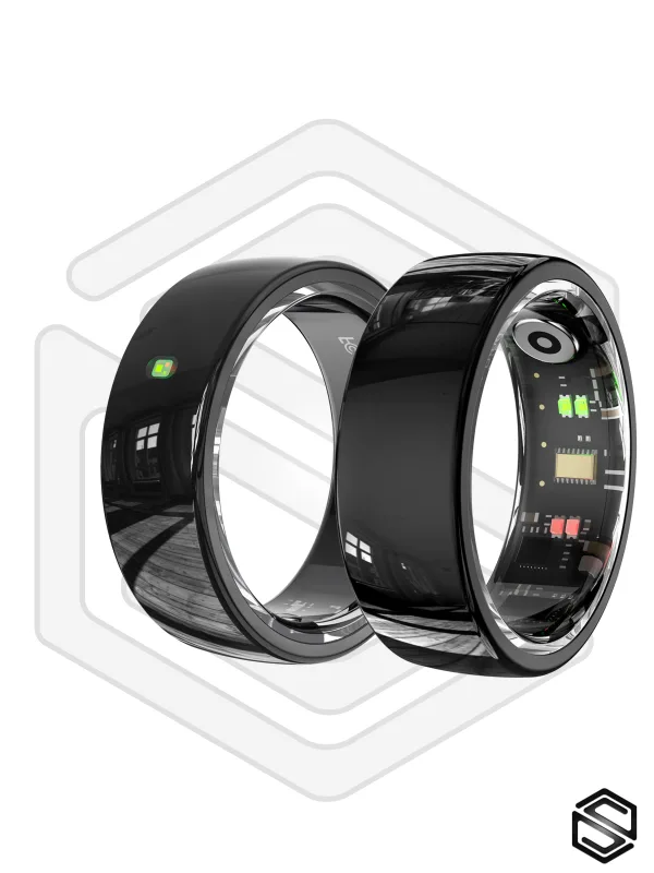 Умное кольцо со управлением и уведомленями HerzRing Touch NFC черный