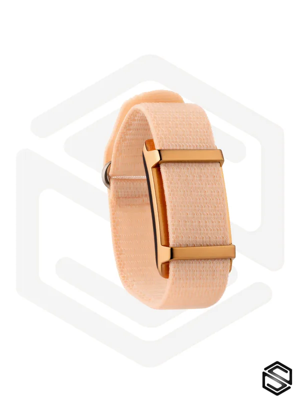 Фитнес браслет HerzRing Rope RQ - розовое и золото