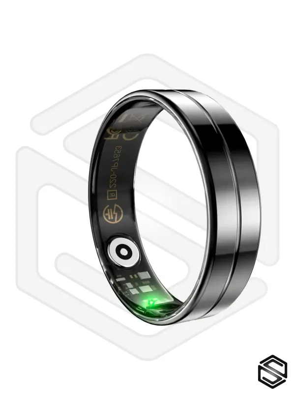 Умное кольцо с жестами HerzRing Slim Sport - Обсидиан