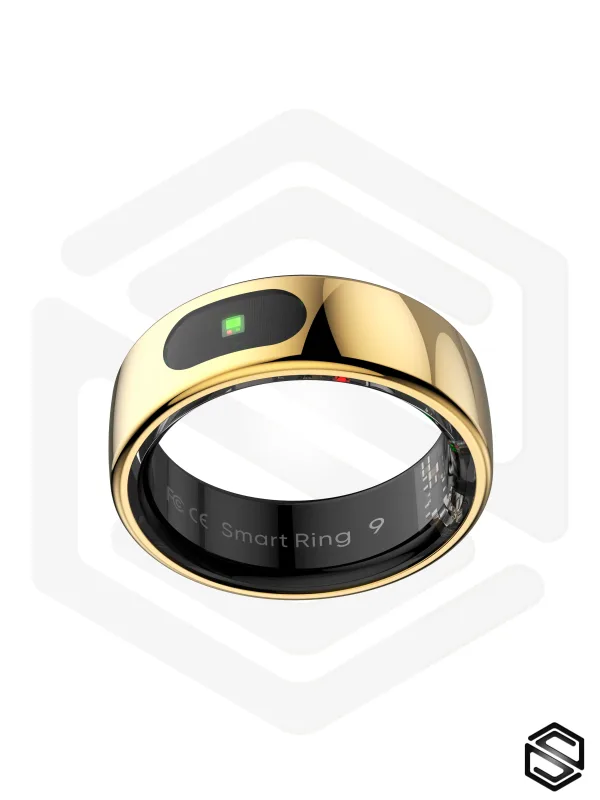 Умное кольцо со свайпами и управлением HerzRing Touch RQ золото