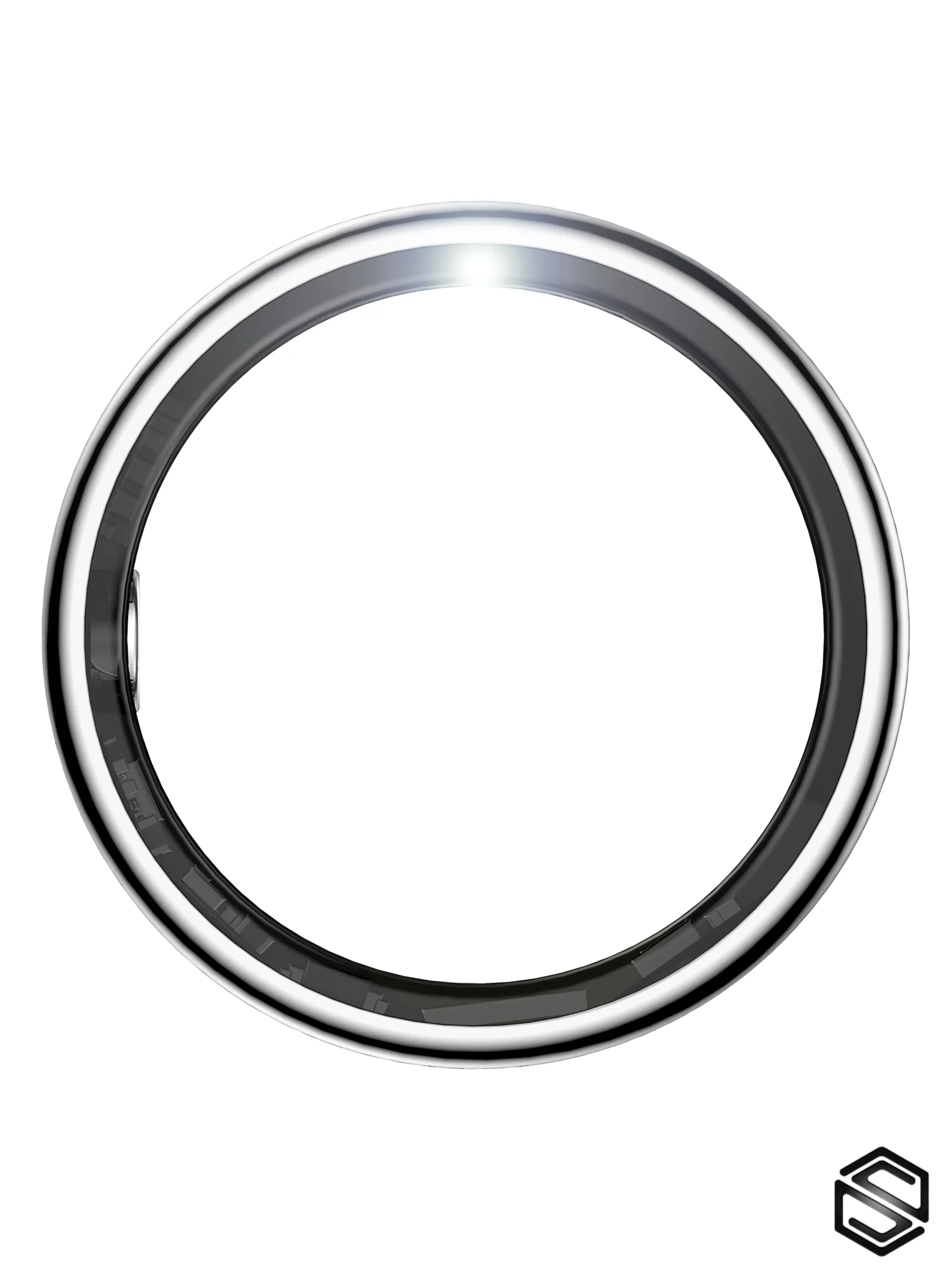 Умное кольцо с уведомлениями HerzRing Lumen RW серебро