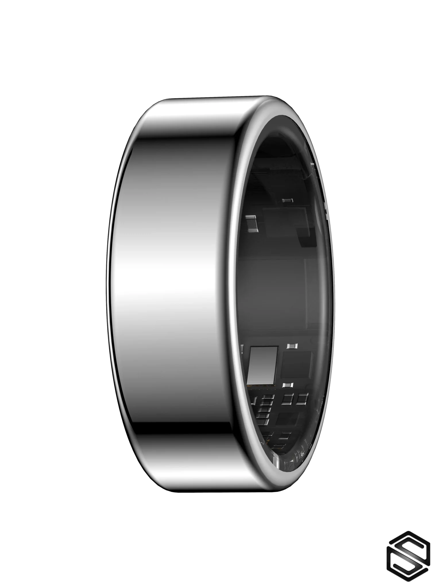 Умное кольцо с уведомлениями HerzRing Lumen RW серебро